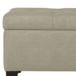 Harper Rectangular Storage Ottoman in Beige 402-503BG 402 503BG 6
