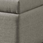Harper Rectangular Storage Ottoman in Light Grey 402-503LG 402 503LG 3