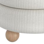 Willo Round Ottoman in Ivory 402-523IV 402 523IV 4