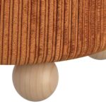Willo Round Ottoman in Rust Brown 402-523RBN 402 523RBN 4