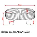 Sezron Storage Ottoman Bench in Beige 402-642BEG 402 642BEG LD