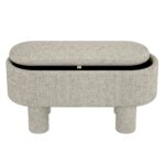 Sezron Storage Ottoman Bench in Warm Grey 402-642WGY 402 642WGY 2