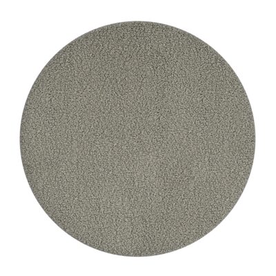 Novar Round Ottoman in Warm Grey Boucle 402-670WGY 402 670WGY 5