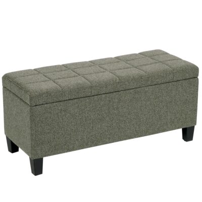 Sonos Storage Ottoman Bench in Moss