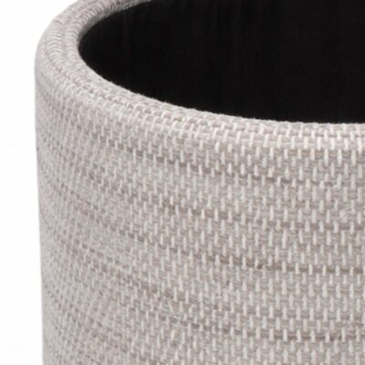 Dalia Round Storage Ottoman in Beige 402-757BEG 402 757BEG 2