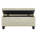 Lila Rectangular Storage Ottoman in Beige 402-777BG 402 777BG 4