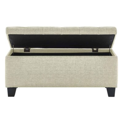 Lila Rectangular Storage Ottoman in Beige 402-777BG 402 777BG 4