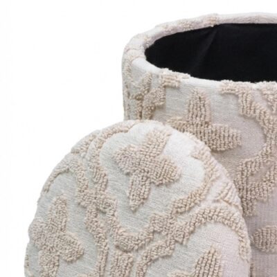 Magnolia Round Storage Ottoman in Ivory 10 Magnolia Round Storage Ottoman in Ivory 402-799IV 402 799IV 2