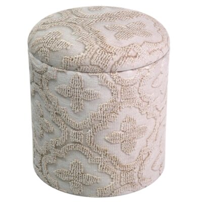 Magnolia Round Storage Ottoman in Ivory 11 Magnolia Round Storage Ottoman in Ivory 402-799IV 402 799IV 3