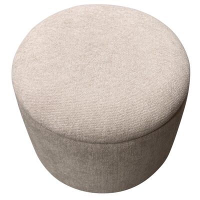 Sadie Round Storage Ottoman in Oat and Natural 402-812OAT 402 812OAT 4