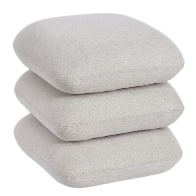 Rylee Square Ottoman in Beige