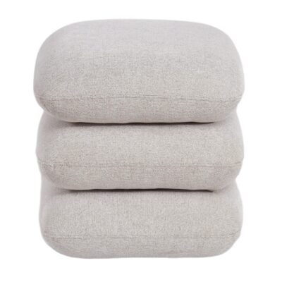 Rylee Square Ottoman in Beige 402-836BEG 402 836BEG 3