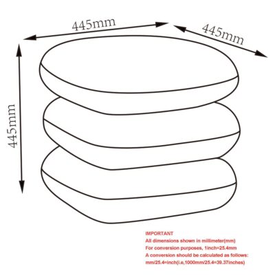 Rylee Square Ottoman in Sage 402-836SAG 402 836SAG LD