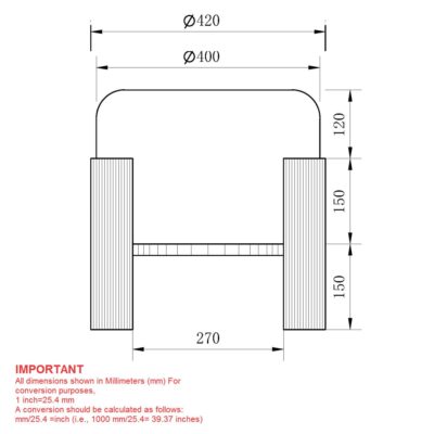 Kiraz Round Ottoman in Ivory & White 402-839IV_WT 402 839IV WT LD