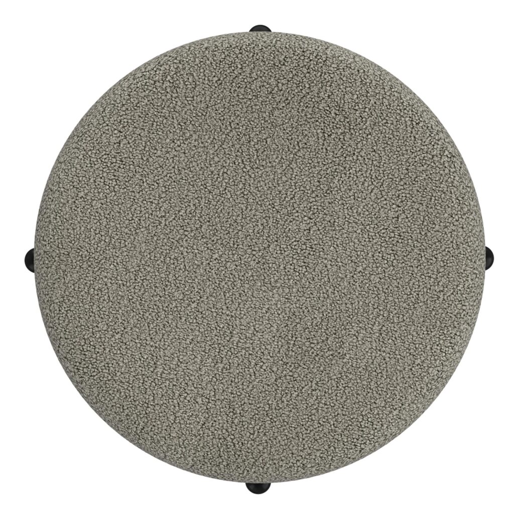 Castor Storage Ottoman in Warm Grey Boucle - Image 7