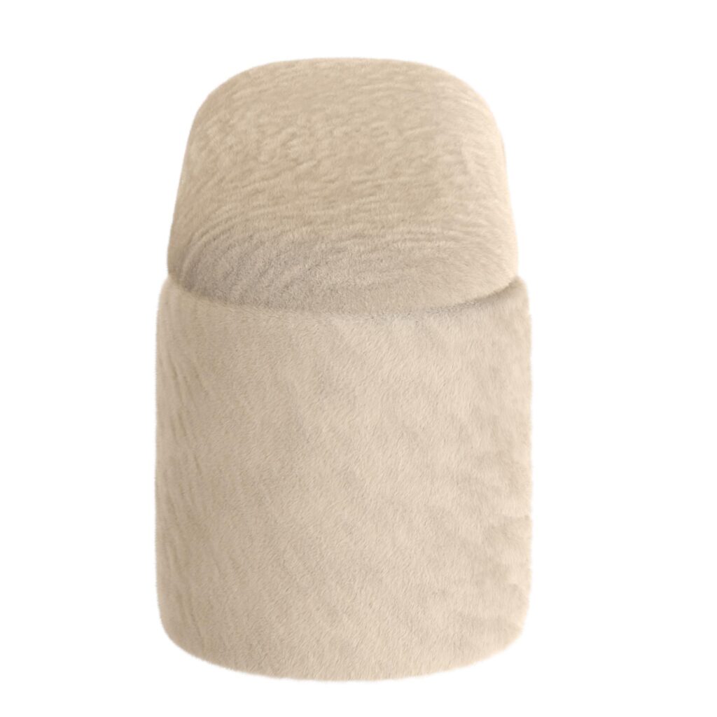 Selene Storage Ottoman in Dark Beige - Image 4
