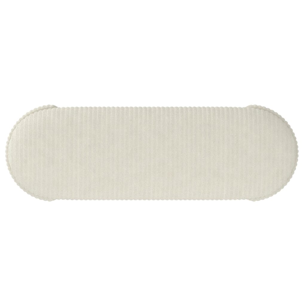 Cybil Storage Ottoman in Ivory - Image 7