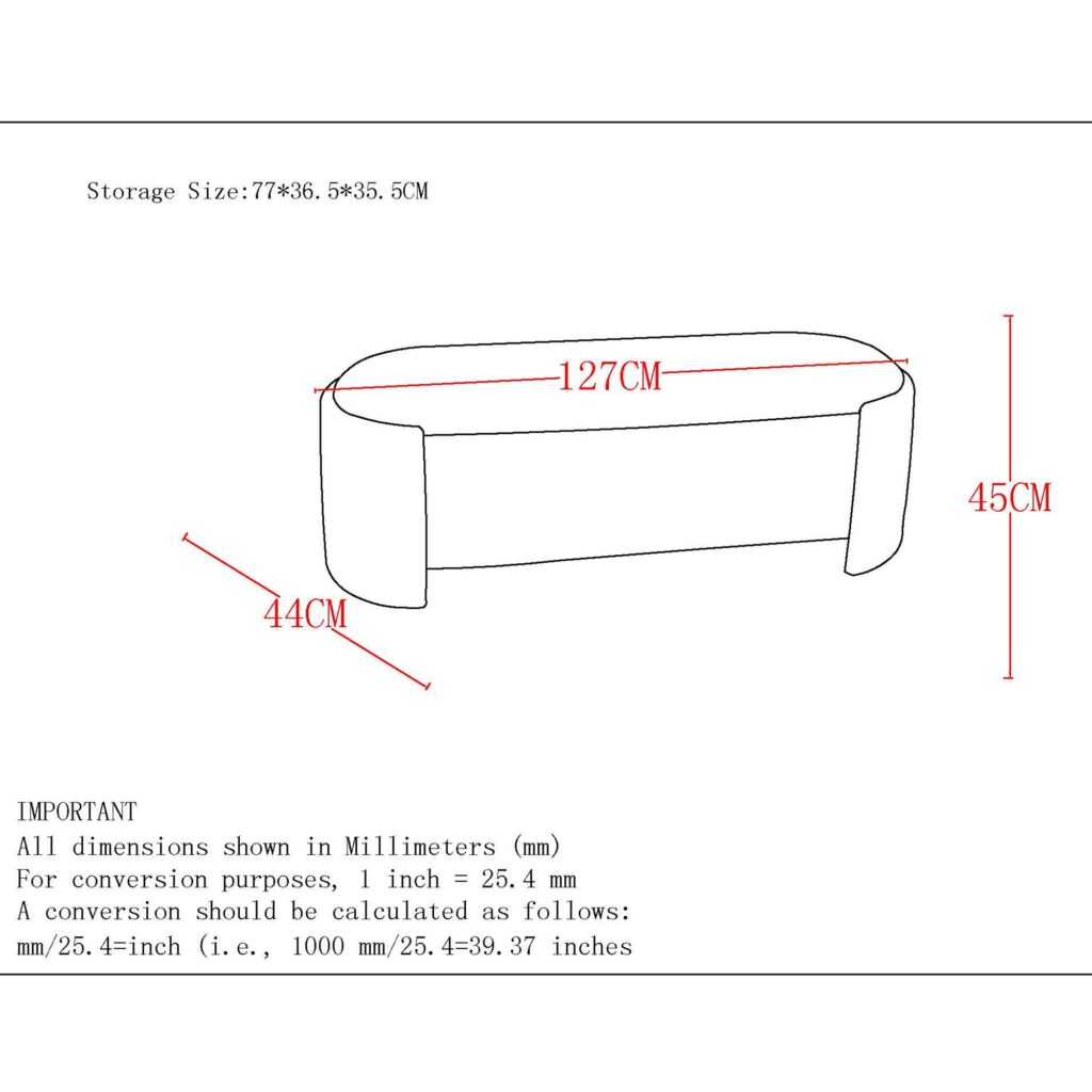 Cybil Storage Ottoman in Ivory - Image 8