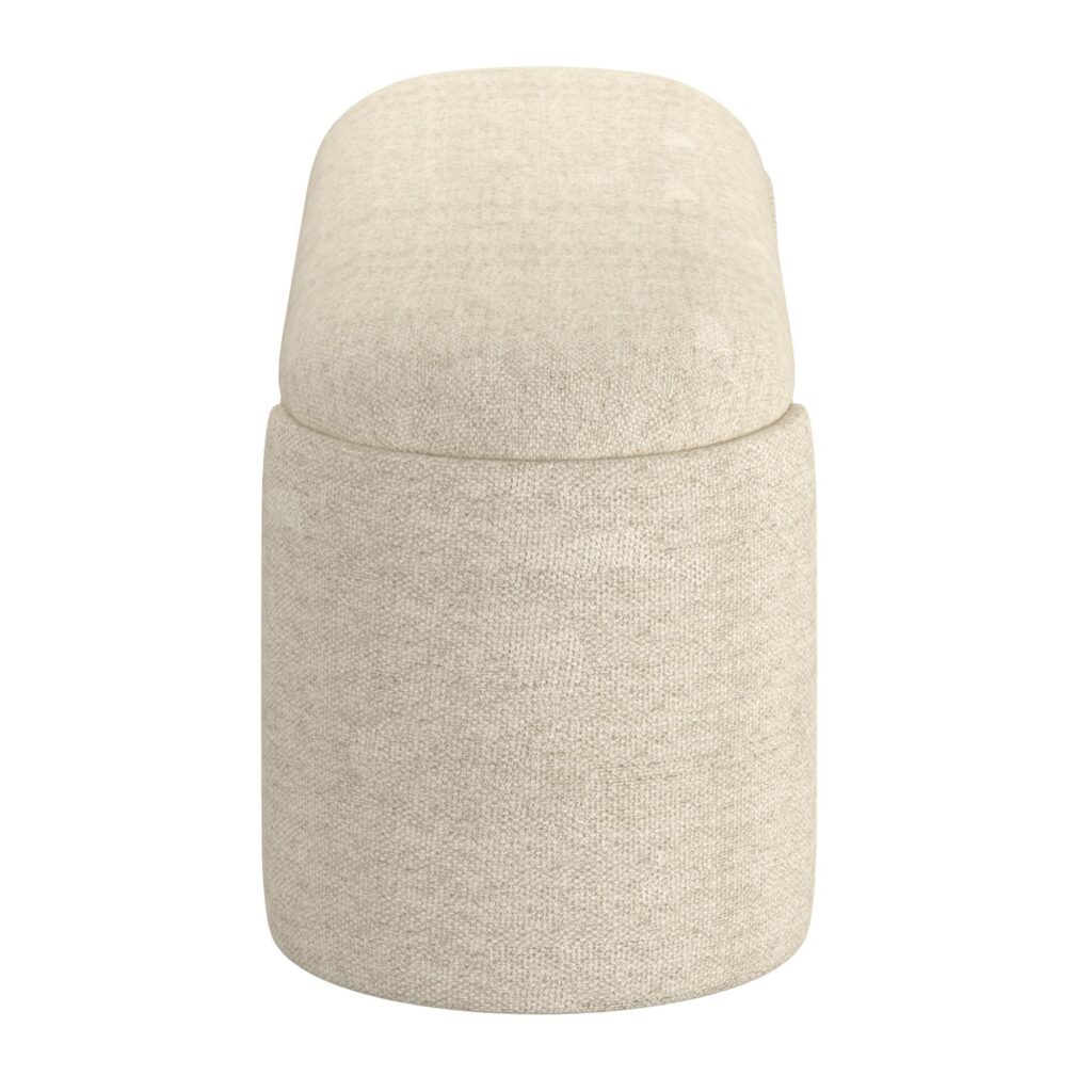 Daphne Storage Ottoman in Beige - Image 4
