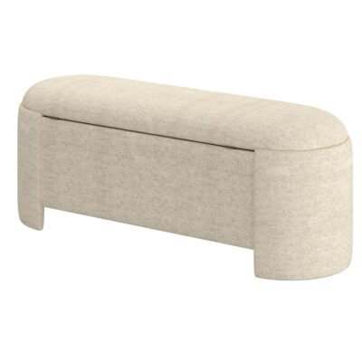 Daphne Storage Ottoman in Beige 402-903BG 402 903BG 5