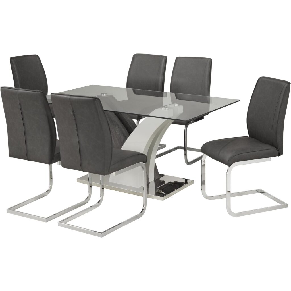 Fabiano 7-Piece Dining Set - Grey