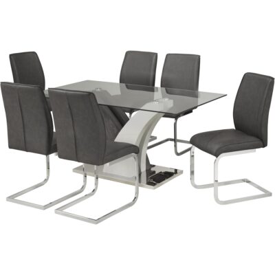 Fabiano 7-Piece Dining Set - Grey