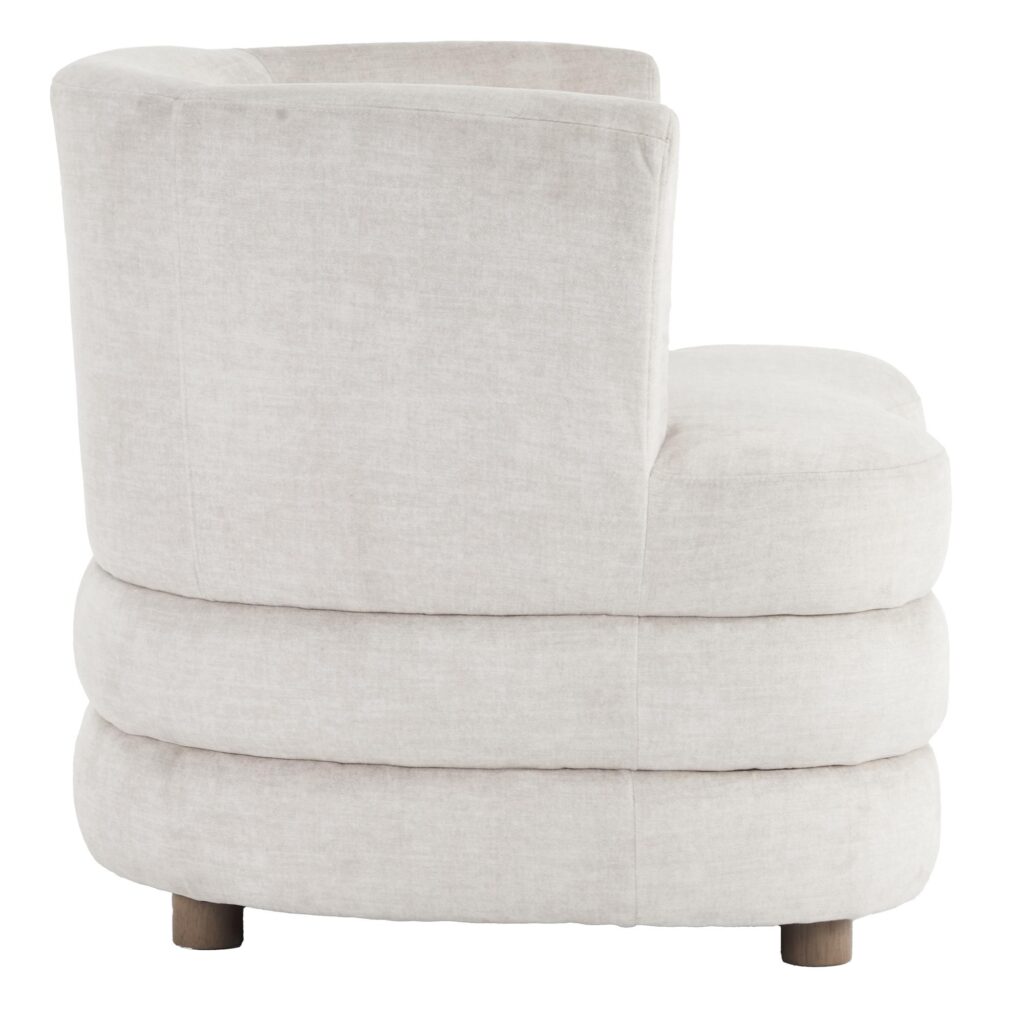 Dorian Accent Chair in Beige - Image 4