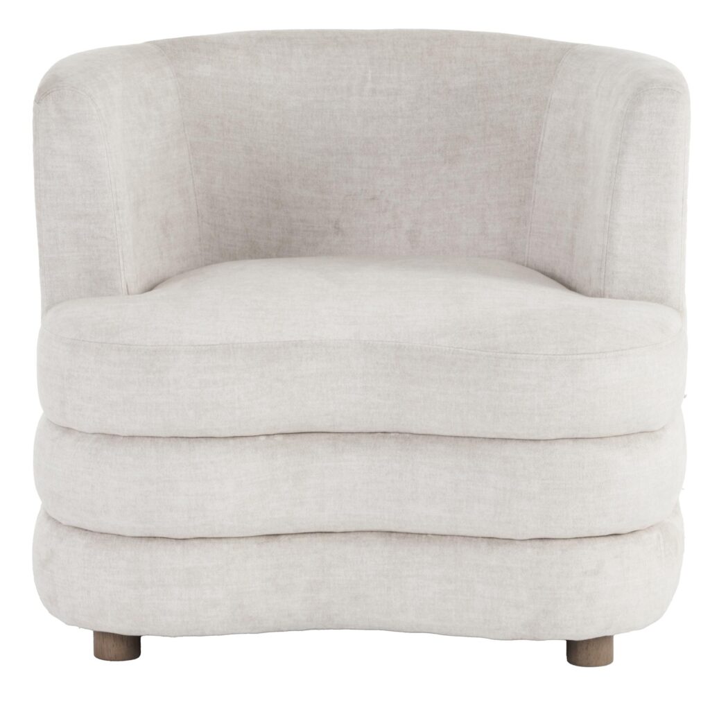 Dorian Accent Chair in Beige - Image 5