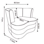 Dorian Accent Chair in Beige 403-061BEG 403 061BEG LD