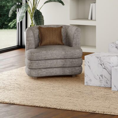 Dorian Accent Chair in Dark Taupe 403-061DTP 403 061DTP 1