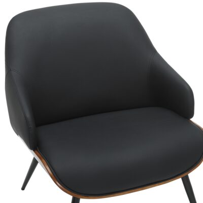 Umber Accent Chair in Black and Walnut 403-062BLK 403 062BLK 5