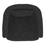 Scarlet Accent Chair in Charcoal Boucle and Black 403-108CH 403 108CH 6