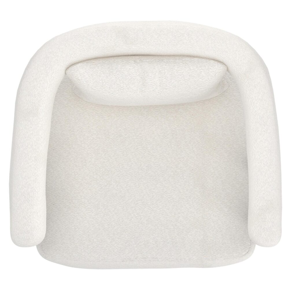 Scarlet Accent Chair in Ivory Boucle and Black - Image 7