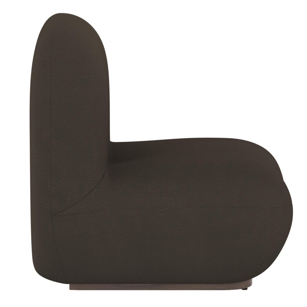 Zilano Accent Chair in Charcoal Boucle - Image 4