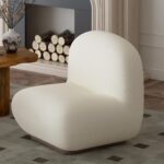 Zilano Accent Chair in Ivory Boucle 403-115IV 403 115IV 1