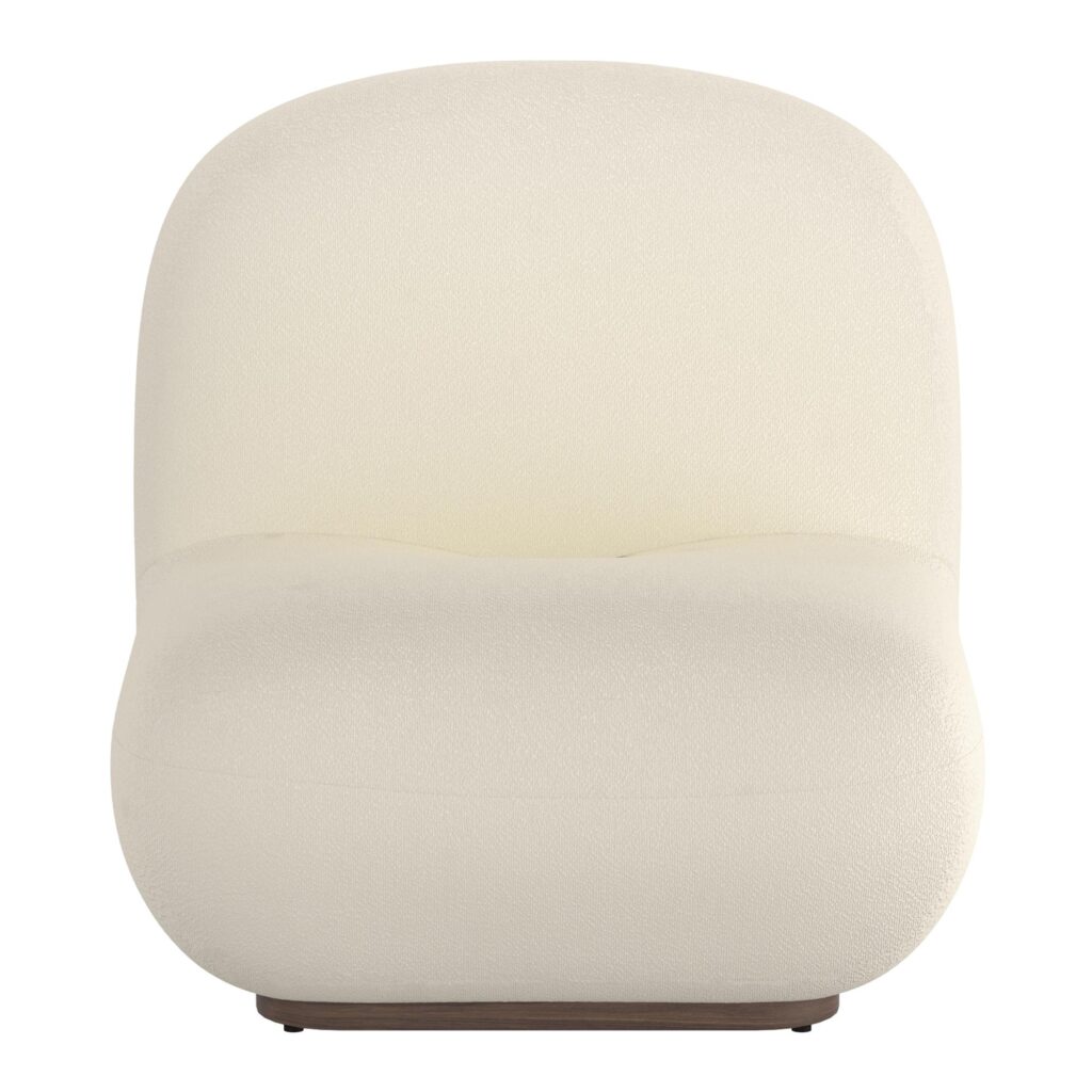 Zilano Accent Chair in Ivory Boucle - Image 5