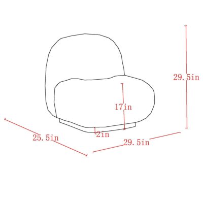 Zilano Accent Chair in Ivory Boucle 403-115IV 403 115IV LD