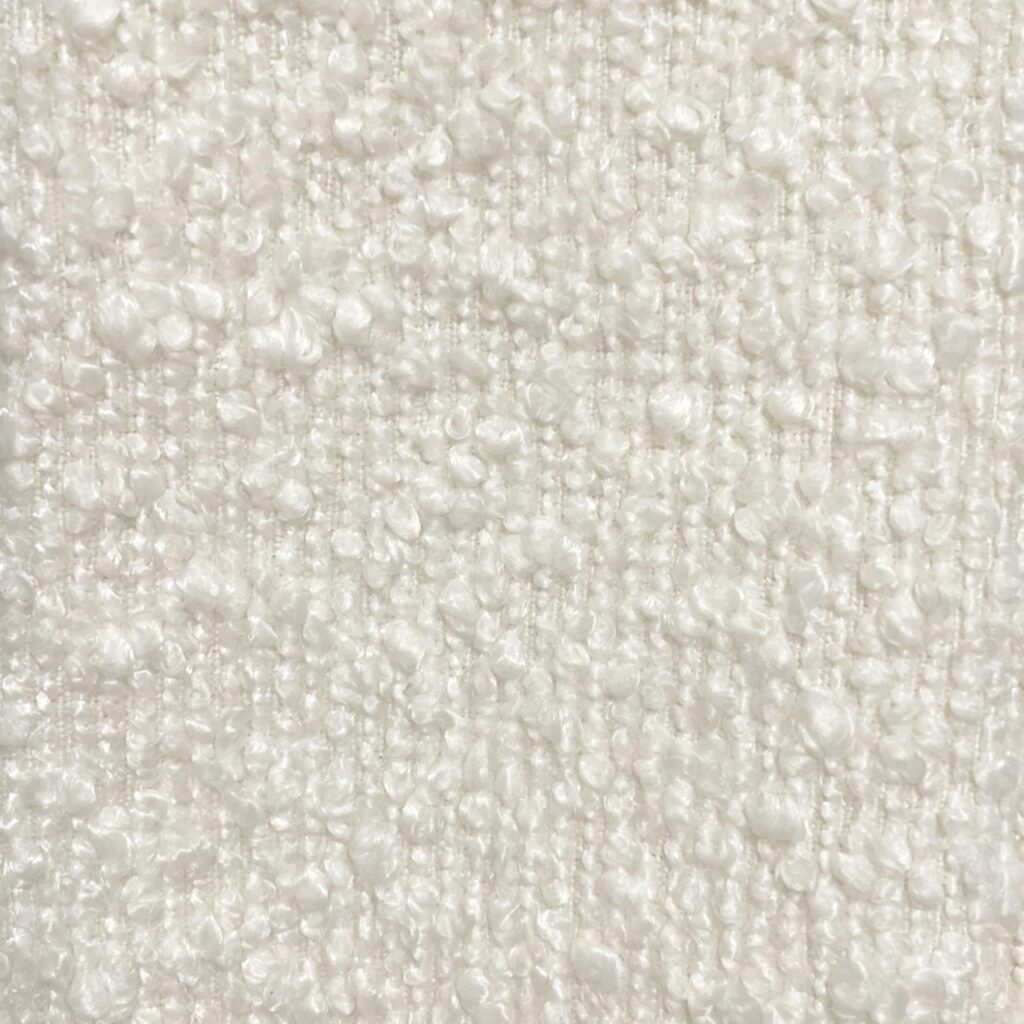 Zhuri Accent Chair in Ivory Boucle and Black - Image 7