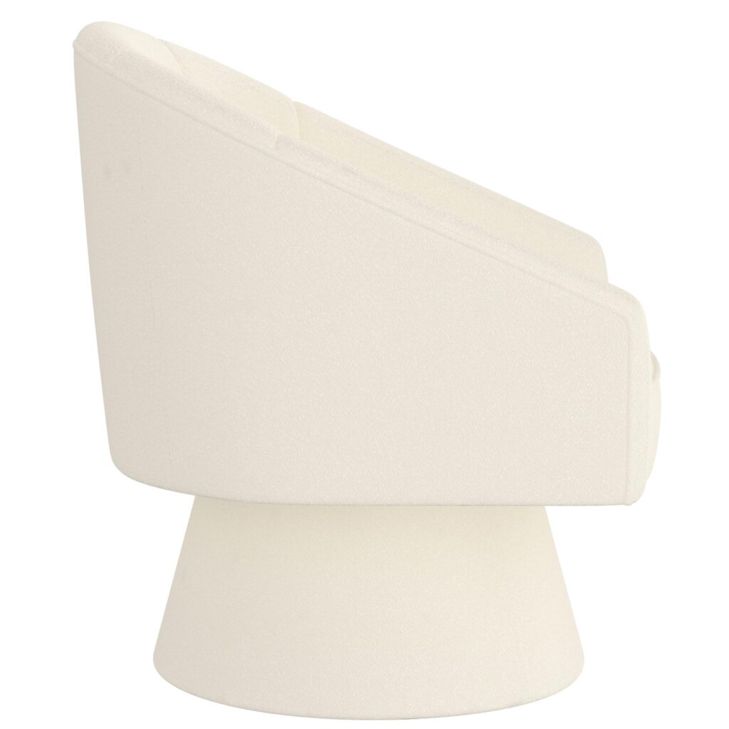 Tilsy Accent Chair in Ivory Boucle - Image 4