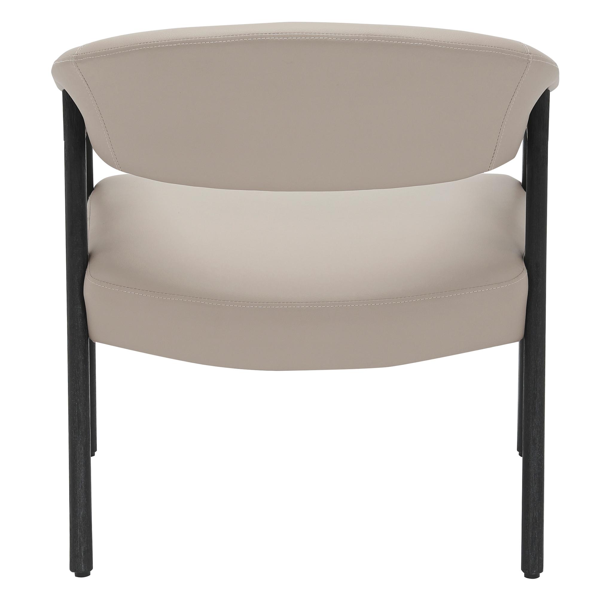 Bexley Accent Chair in Mushroom and Black 3 Bexley Accent Chair in Mushroom and Black - Image 3