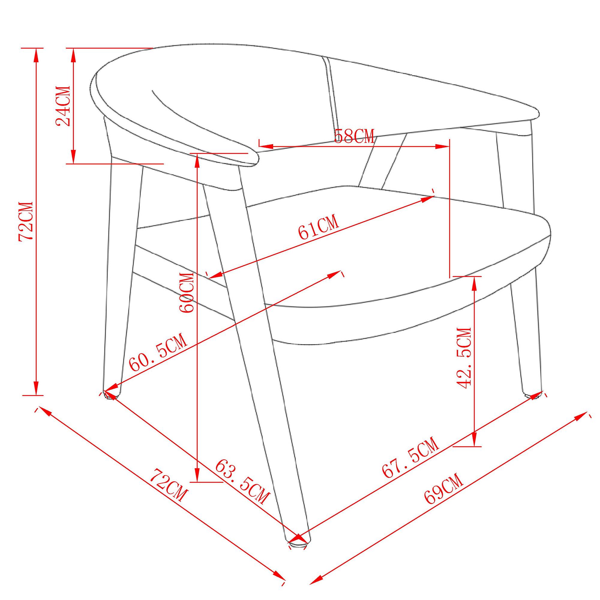 Bexley Accent Chair in Mushroom and Black 8 Bexley Accent Chair in Mushroom and Black - Image 8