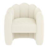 Pandora Accent Chair in Ivory 403-385IV 403 385IV 4