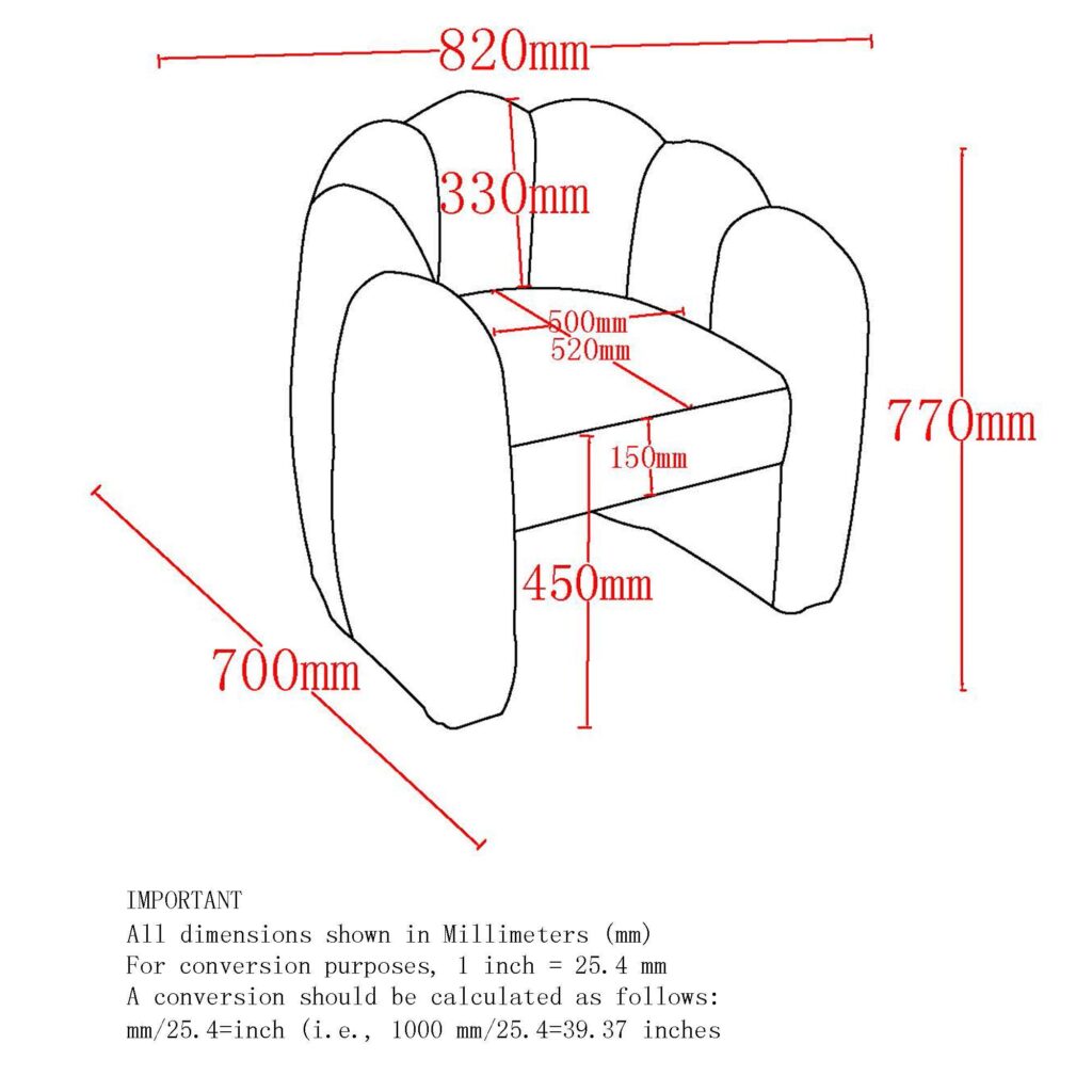 Pandora Accent Chair in Ivory - Image 8