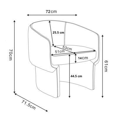 Sheri Accent Chair in Dark Taupe 403-592DTP 403 592DTP LD