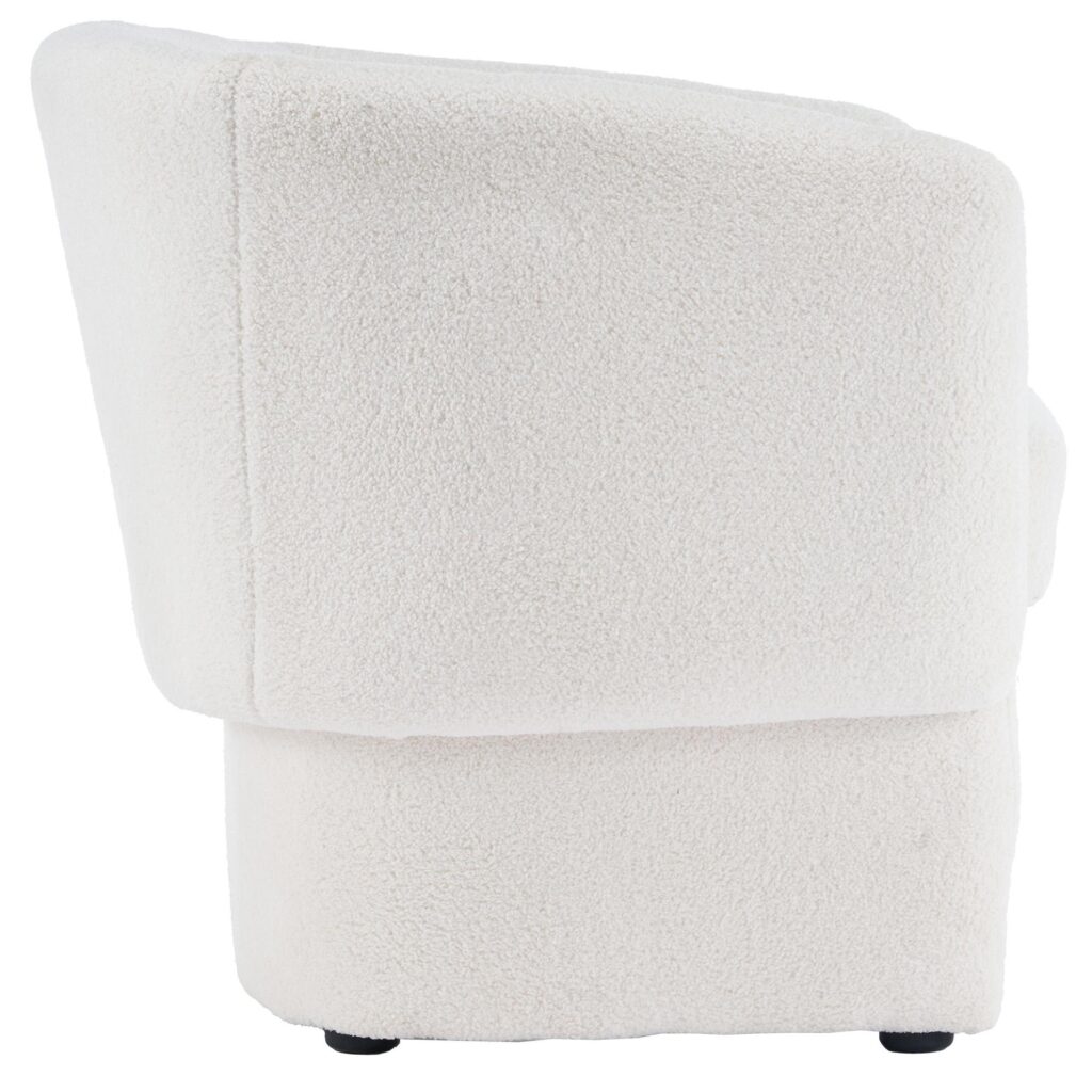 Sheri Accent Chair in White Boucle - Image 4