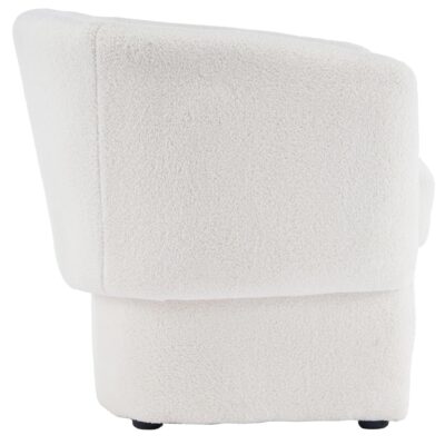 Sheri Accent Chair in White Boucle 403-592WT 403 592WT 3