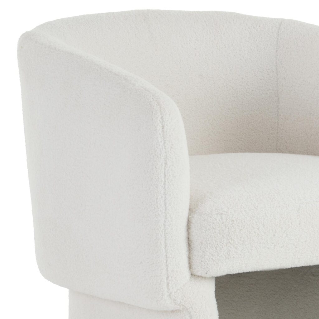 Sheri Accent Chair in White Boucle - Image 6