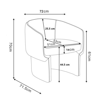 Sheri Accent Chair in White Boucle 403-592WT 403 592WT LD