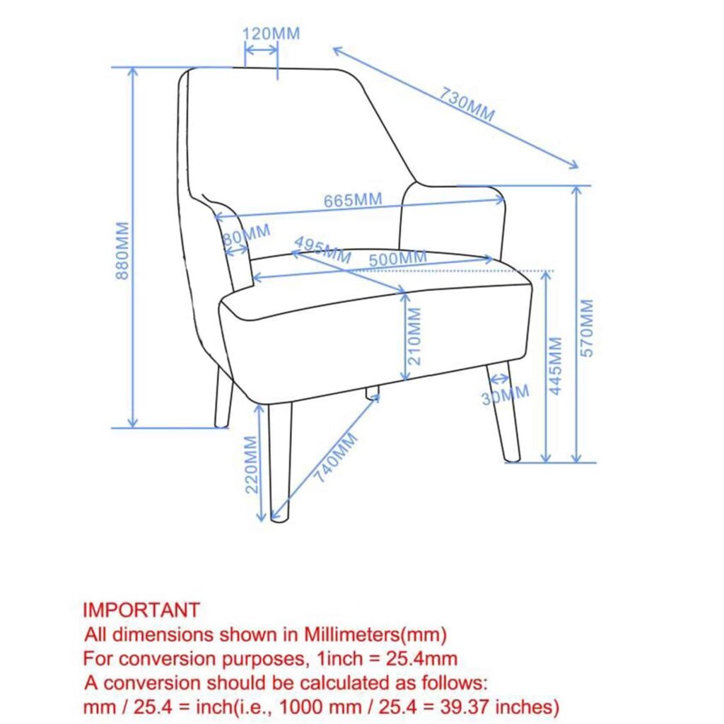Zoey Accent Chair in Crème - Image 8