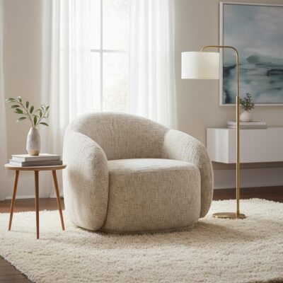 Amriel Accent Chair in Beige Multi-Tone 9 Amriel Accent Chair in Beige Multi-Tone 403-734BEG 403 734BEG 1